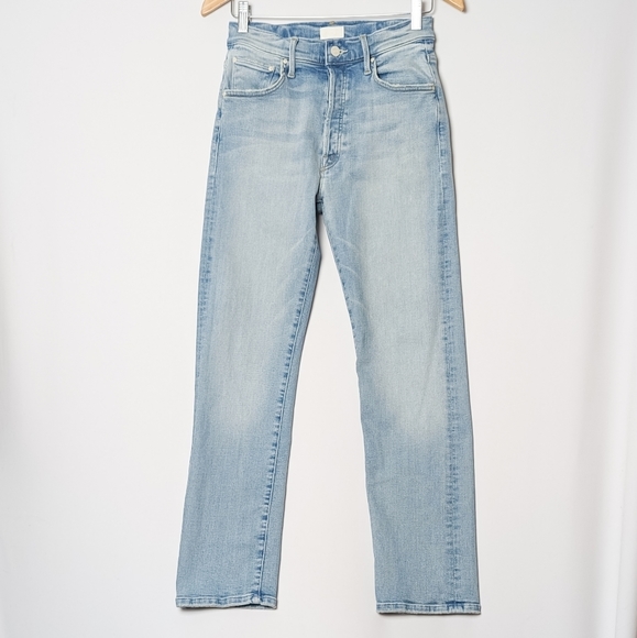 MOTHER Hiker Hover Jeans Innerspace Blue Size 26 Tapered Straight Leg Jean - Picture 5 of 14